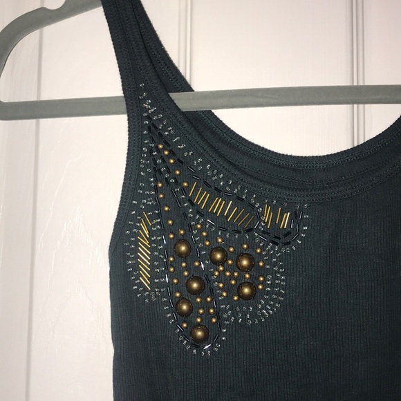 New York & Company Tank top with beading detail - Picture 2 of 2